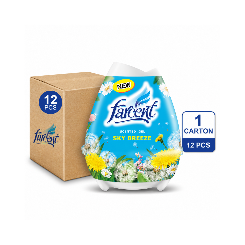 Farcent Scented Gel Sky Breeze (200g 12units)
