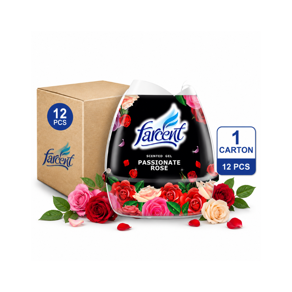 Farcent Scented Gel Classic Rose (200g x 12 units)