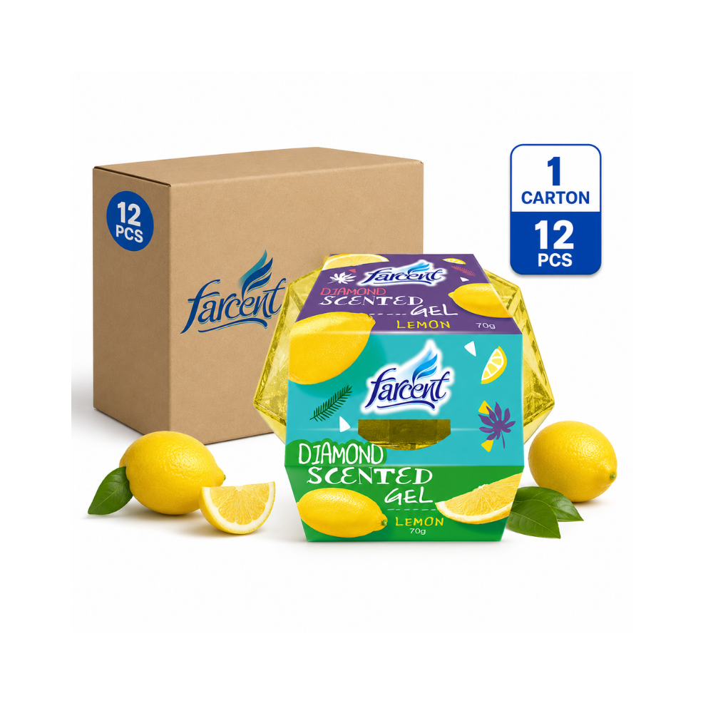 Farcent Diamond Scented Gel Lemon (70g x 12units)